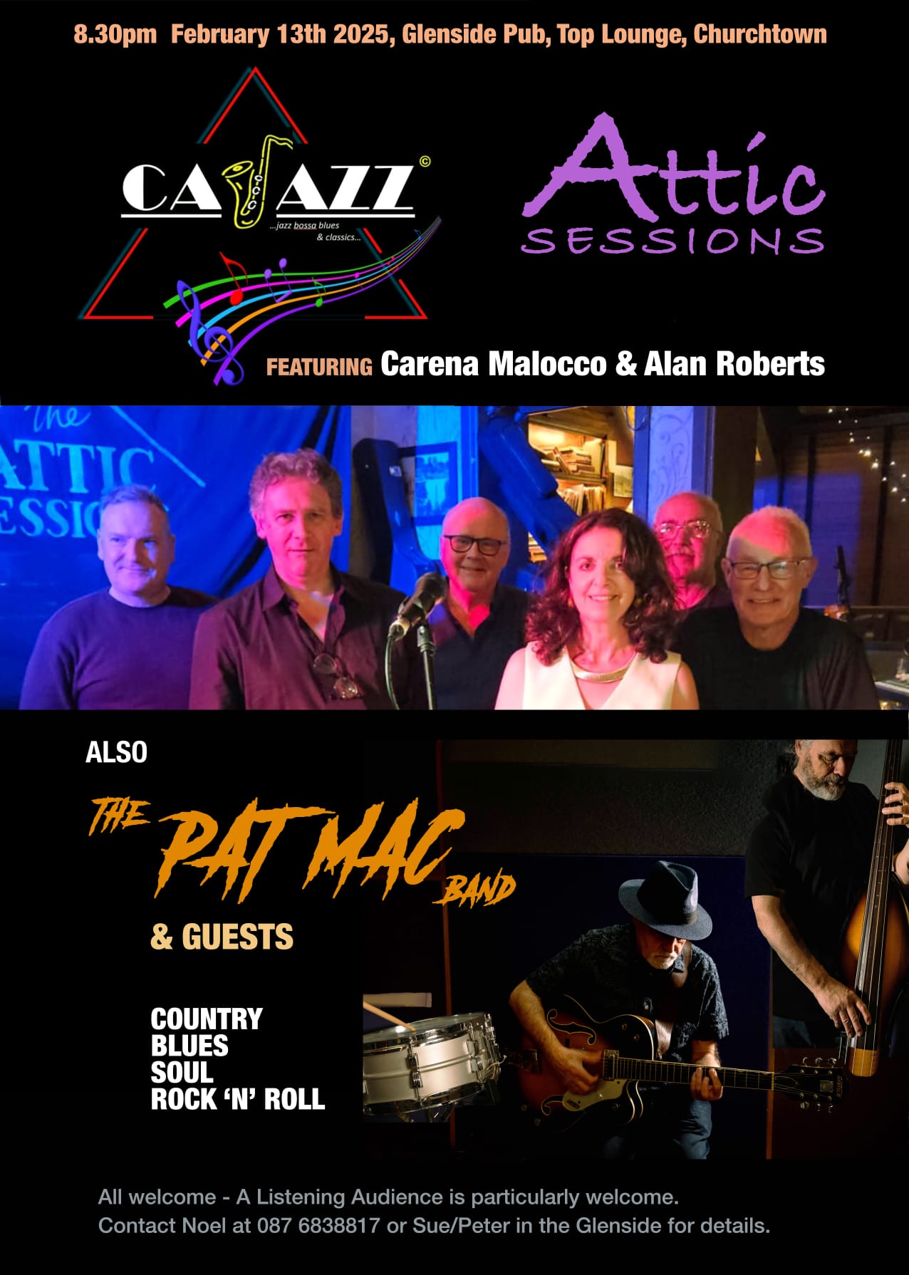 attic session , live music at glenside pub dublin ireland irish pub